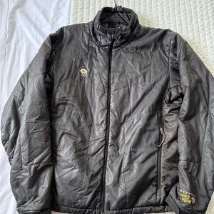 Mountain Hardwear Men's Charcoal Puffer Jacket